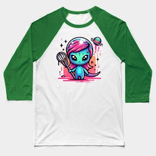 Mystical Martian Cute Baseball T-Shirt